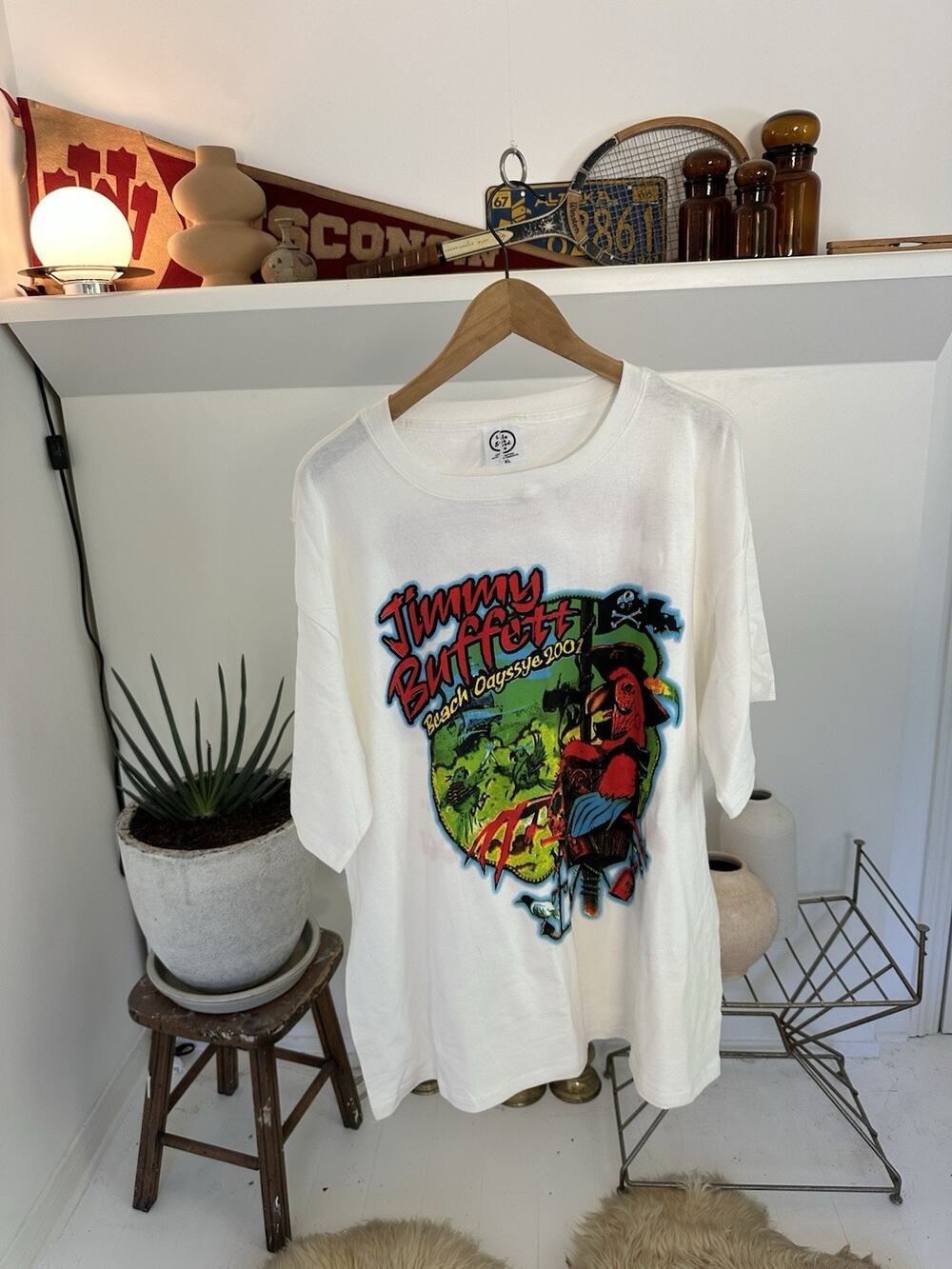 Vintage 2001 Jimmy Buffett Live A Beach Odyssey T-Shirt XL